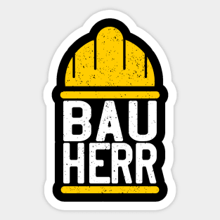 Bauherr Sticker